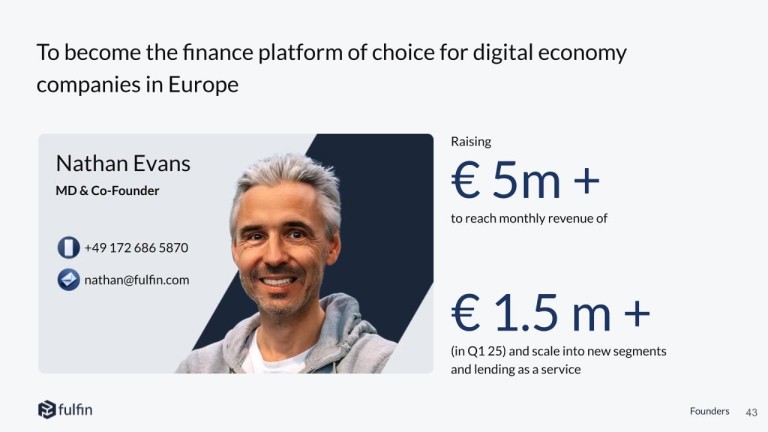 Founder slide: Nathan Evans