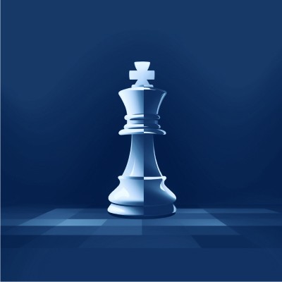 Chess king illustration
